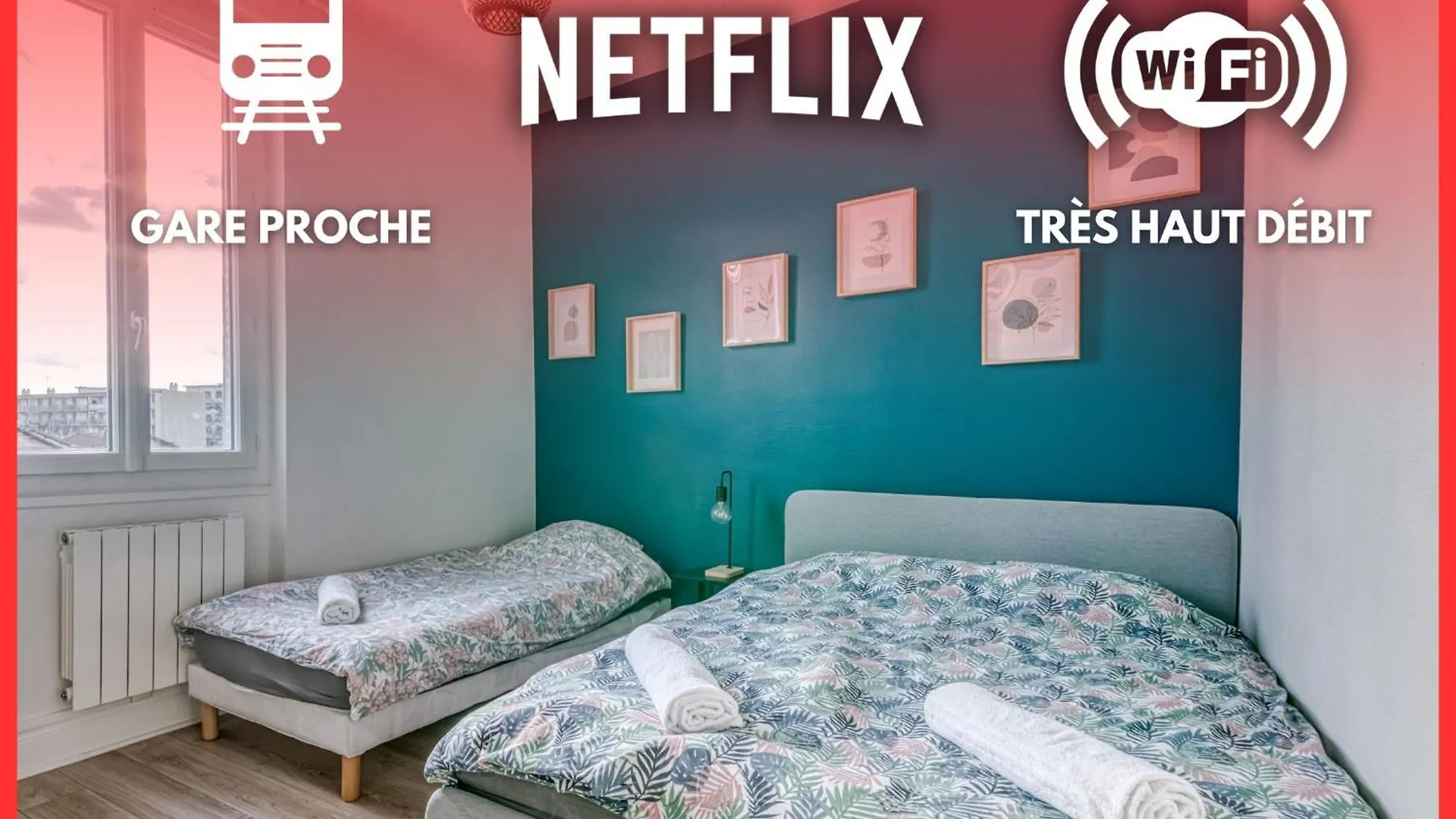 T3 L'Etoile Neuf Cosy & Lumineux - Gare Parilly Apartment Venissieux